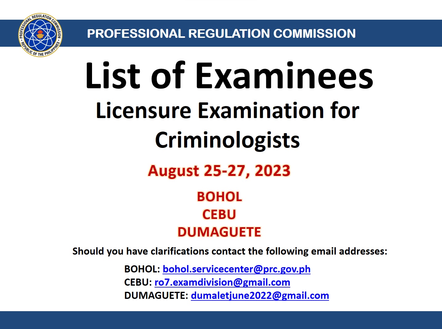 The Professional Regulation... - PRC Region VII - Cebu | Facebook