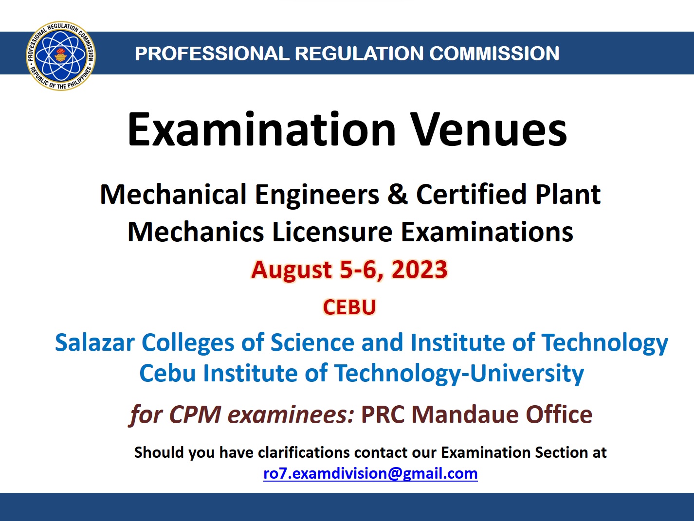 The Professional Regulation... - PRC Region VII - Cebu | Facebook