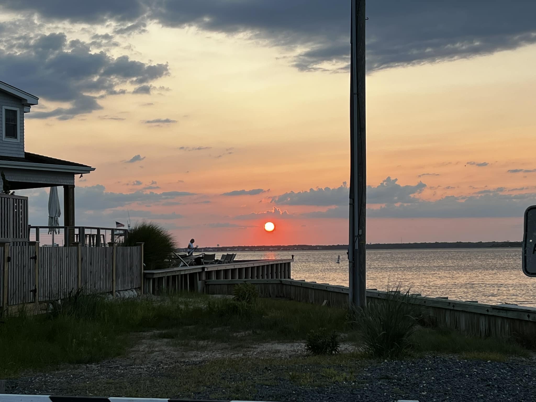 Sunset at the Surf City bridge