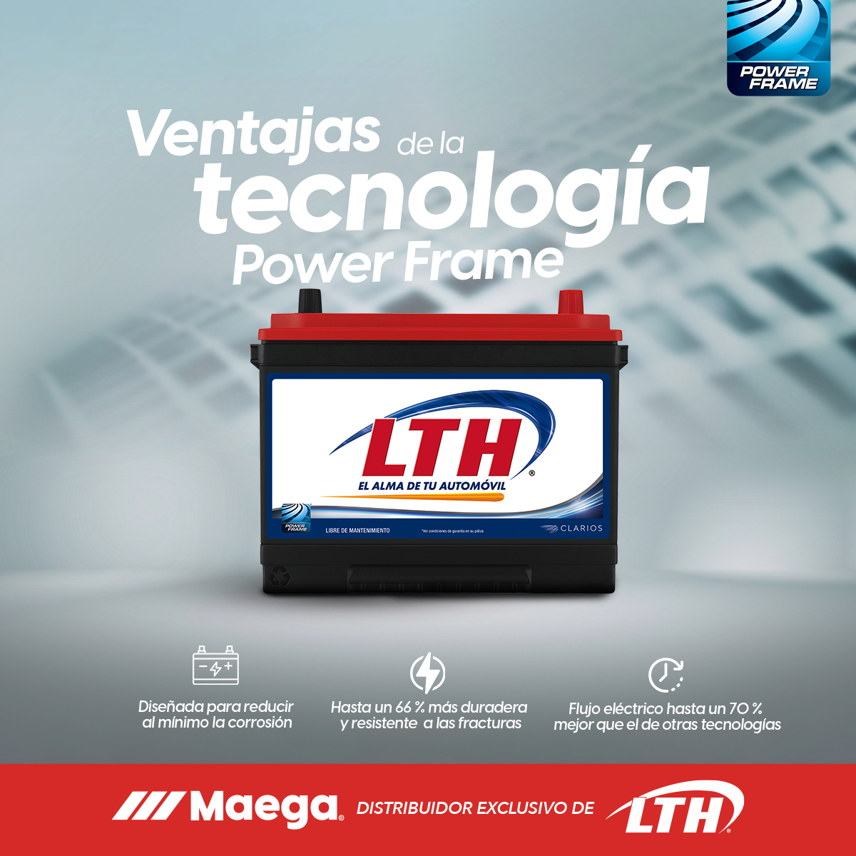 BATERIAS LTH - La tecnología PowerFrame® ofrece baterías...