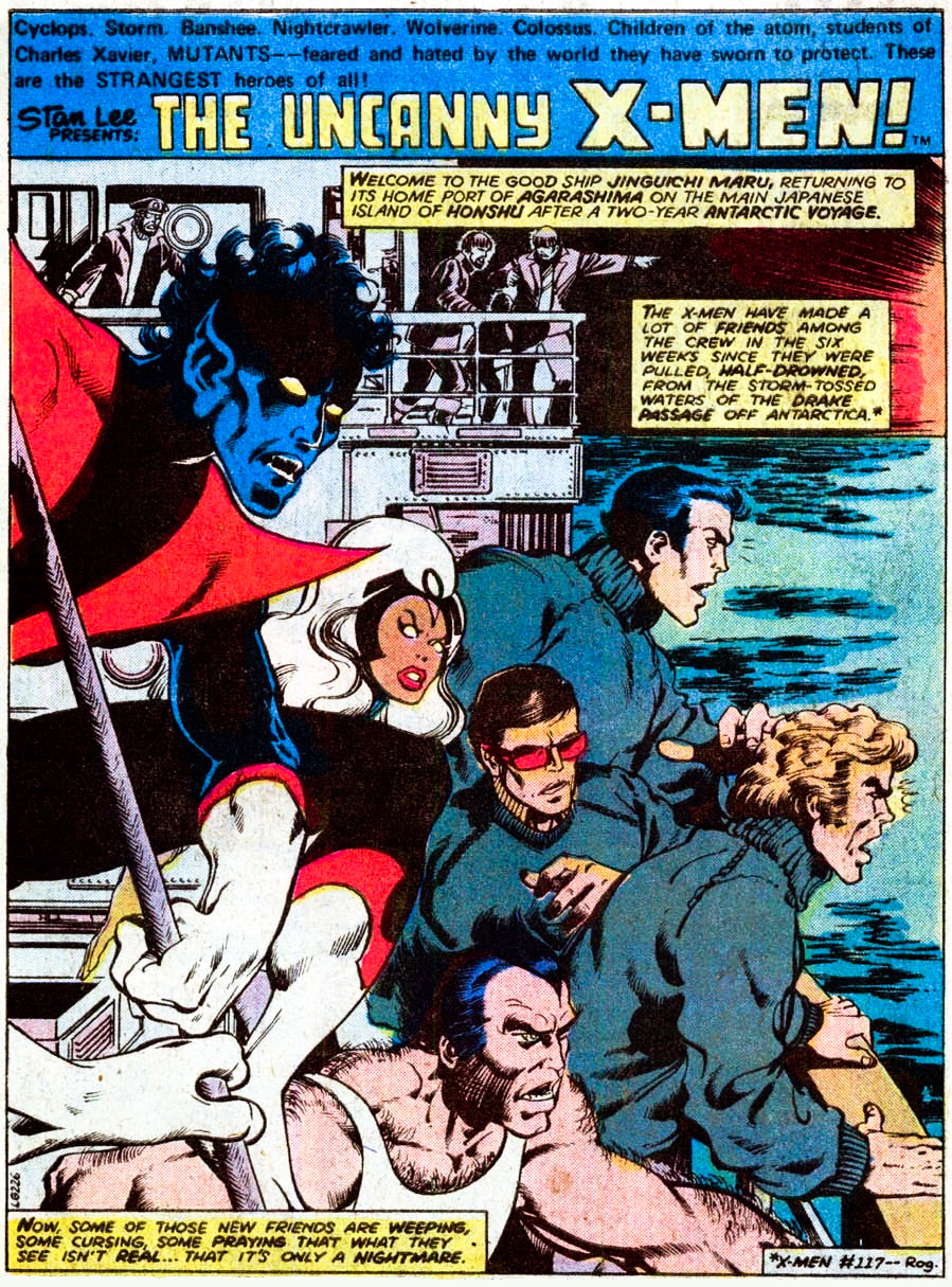 X-men #108 John Byrneアート アメコミリーフ 本 X-men #108 John Byrneアート アメコミリーフ