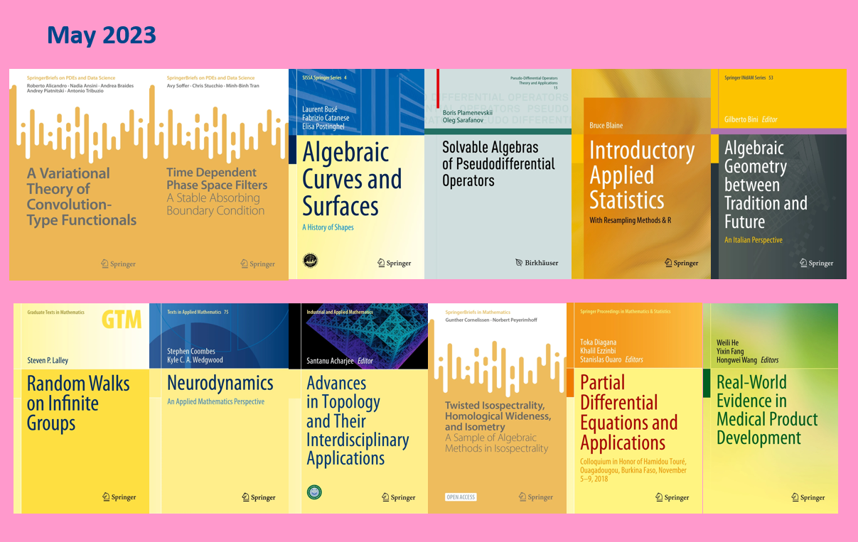 Springer Math - Here are the new titles we published in... | Facebook