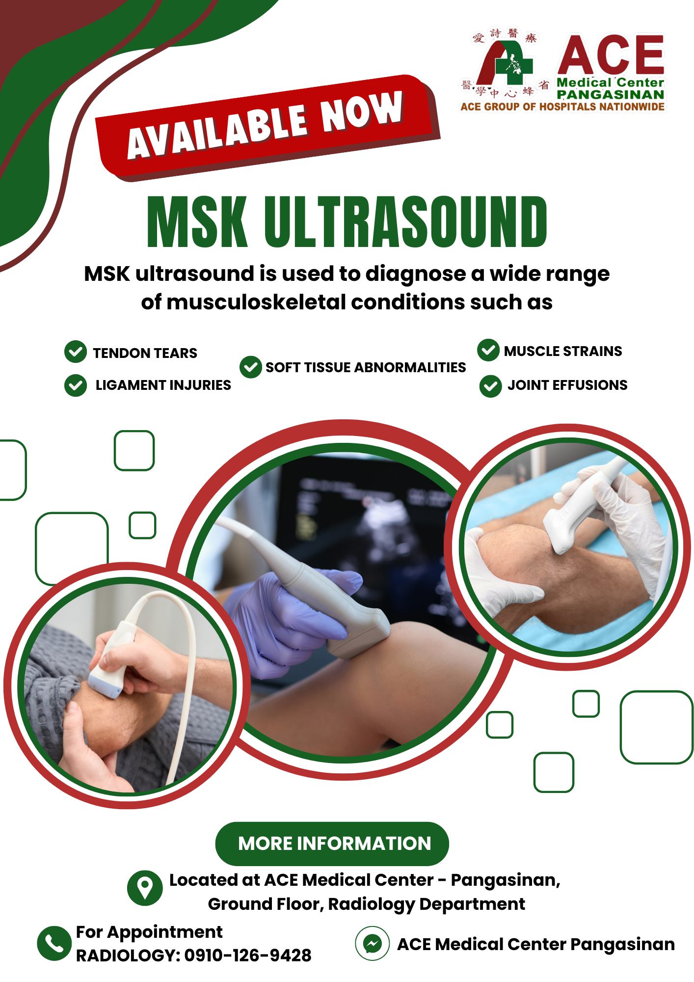 ACE Medical Center Pangasinan - Now accepting appointments for MSK ...