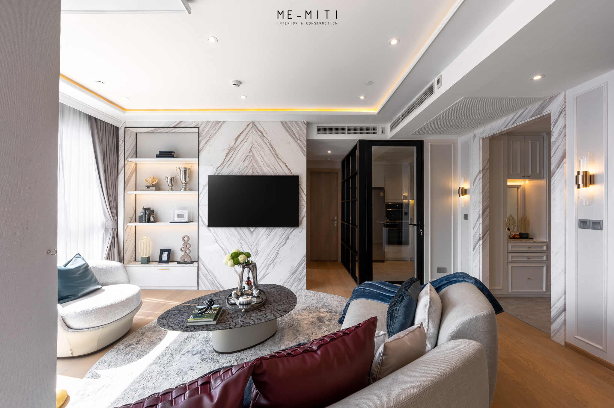ME-MITI - ผลงานก่อสร้างจริงห้อง Penthouse : 4 bedrooms 300... | Facebook