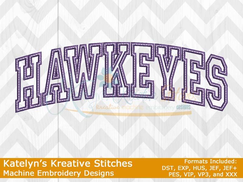 Our New Hawkeyes Arched... - Katelyn's Kreative Stitches