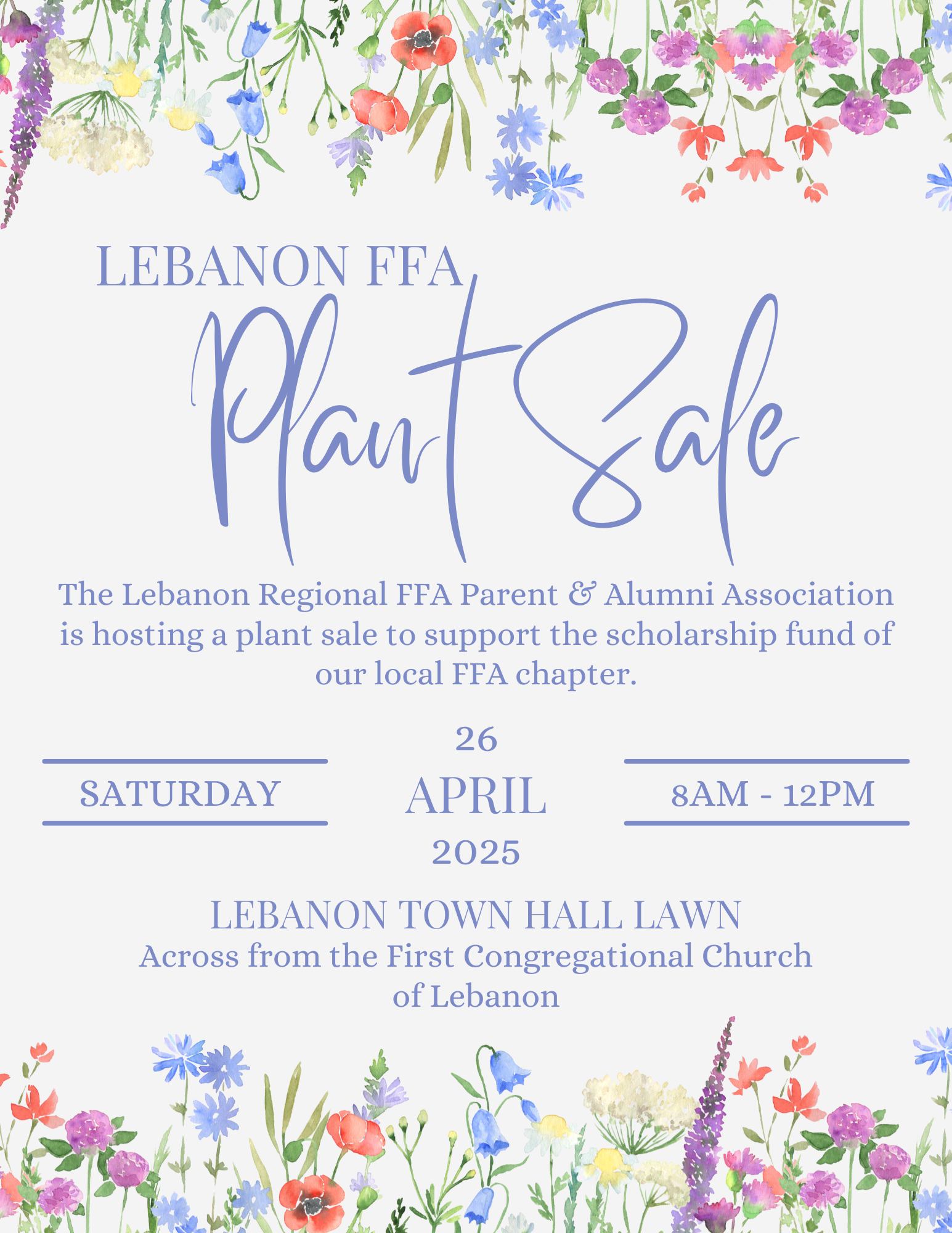 Lebanon FFA Plant Sale