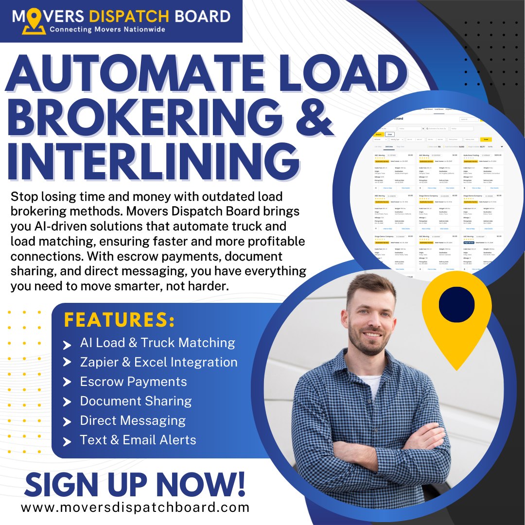 Movers - 🚛💡 Say goodbye to outdated load brokering methods! Movers ...
