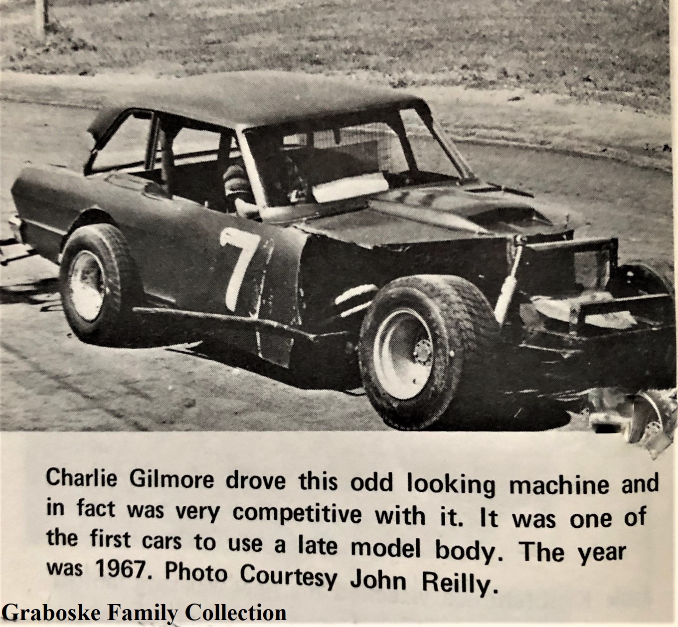 Charley Gilmore #7 unusual ride... - Nazareth Speedway
