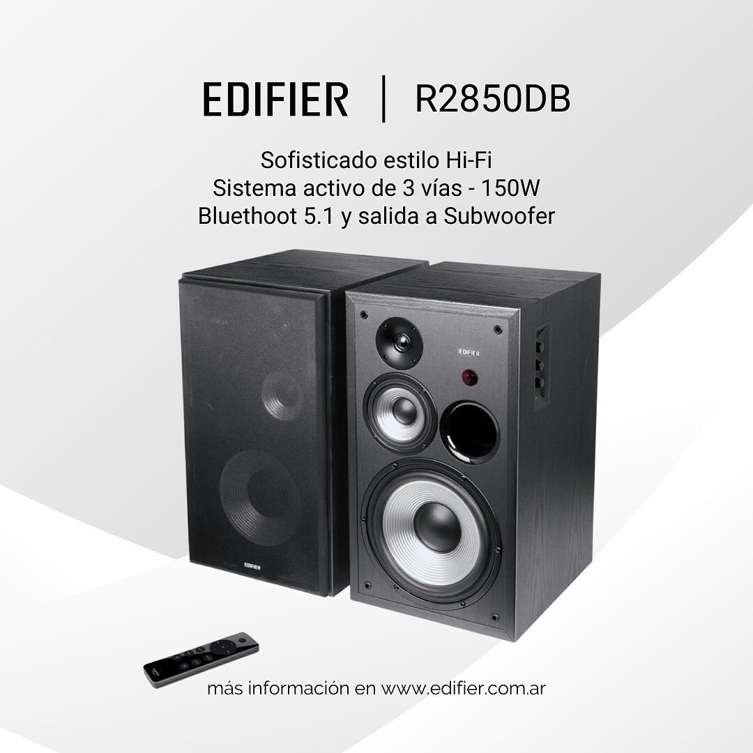 Edifier Argentina - R2850DB • Sistema 2.0 de 3-vías • 150 Watts RMS en ...