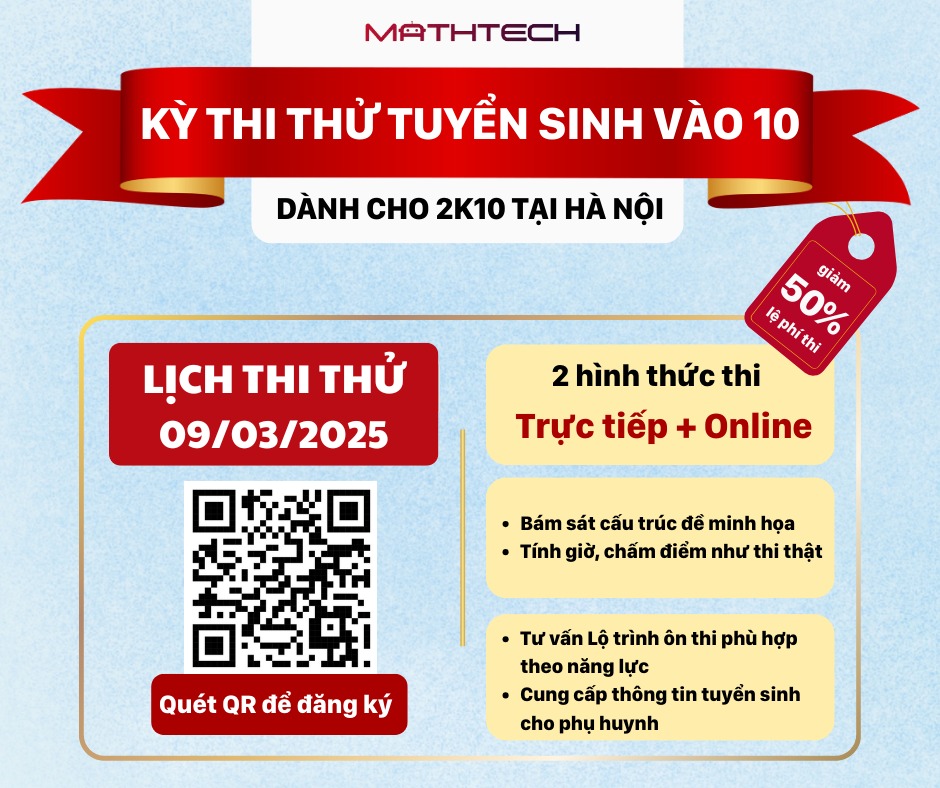 Mathtech - Phát Triển Tài Năng Toán học