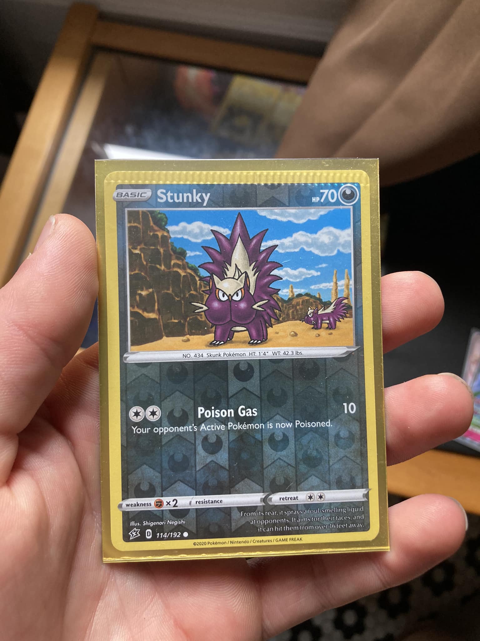 Crimp error pulled from Pokémon pack