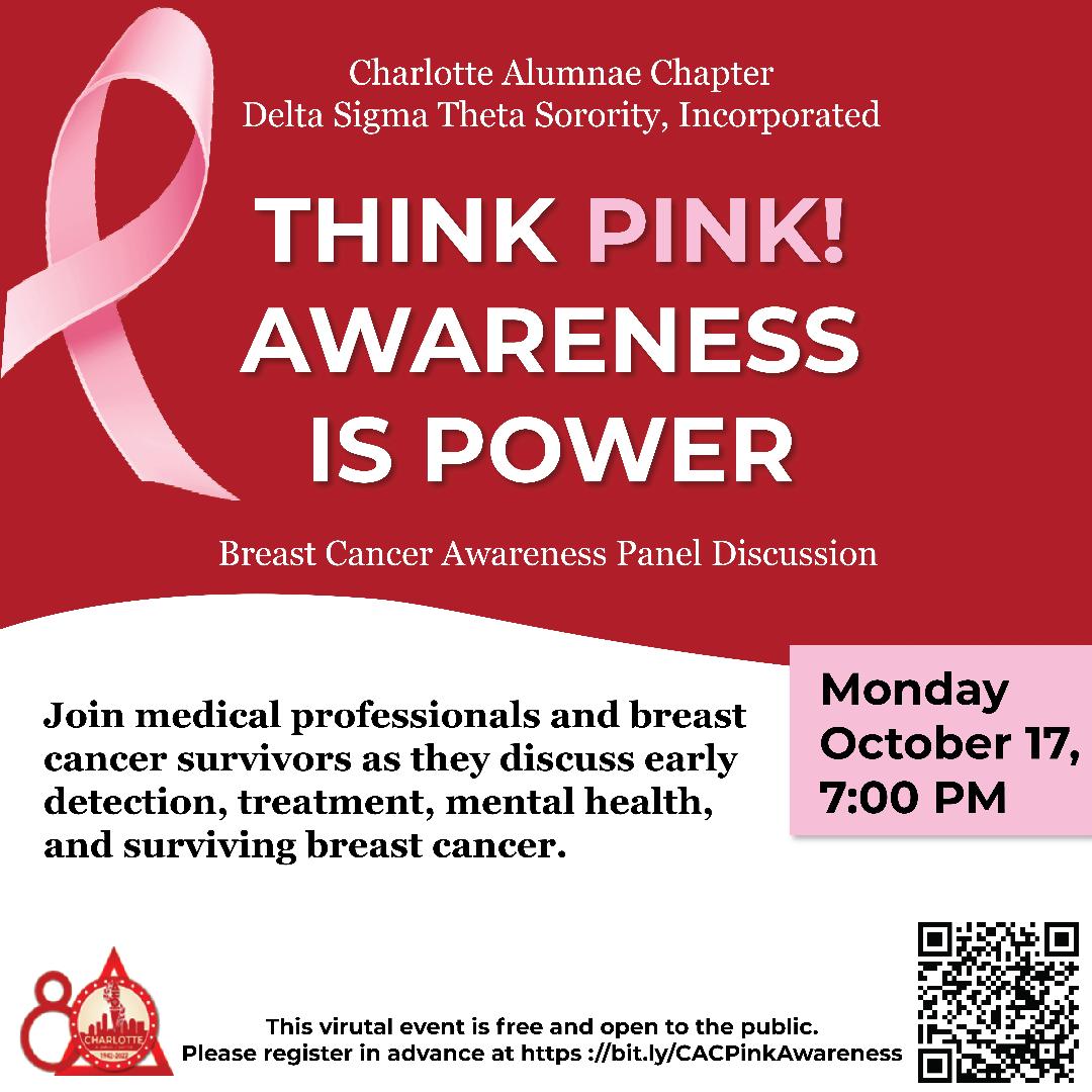 In THREE days, CAC holds Think Pink! The event is in celebration of ...