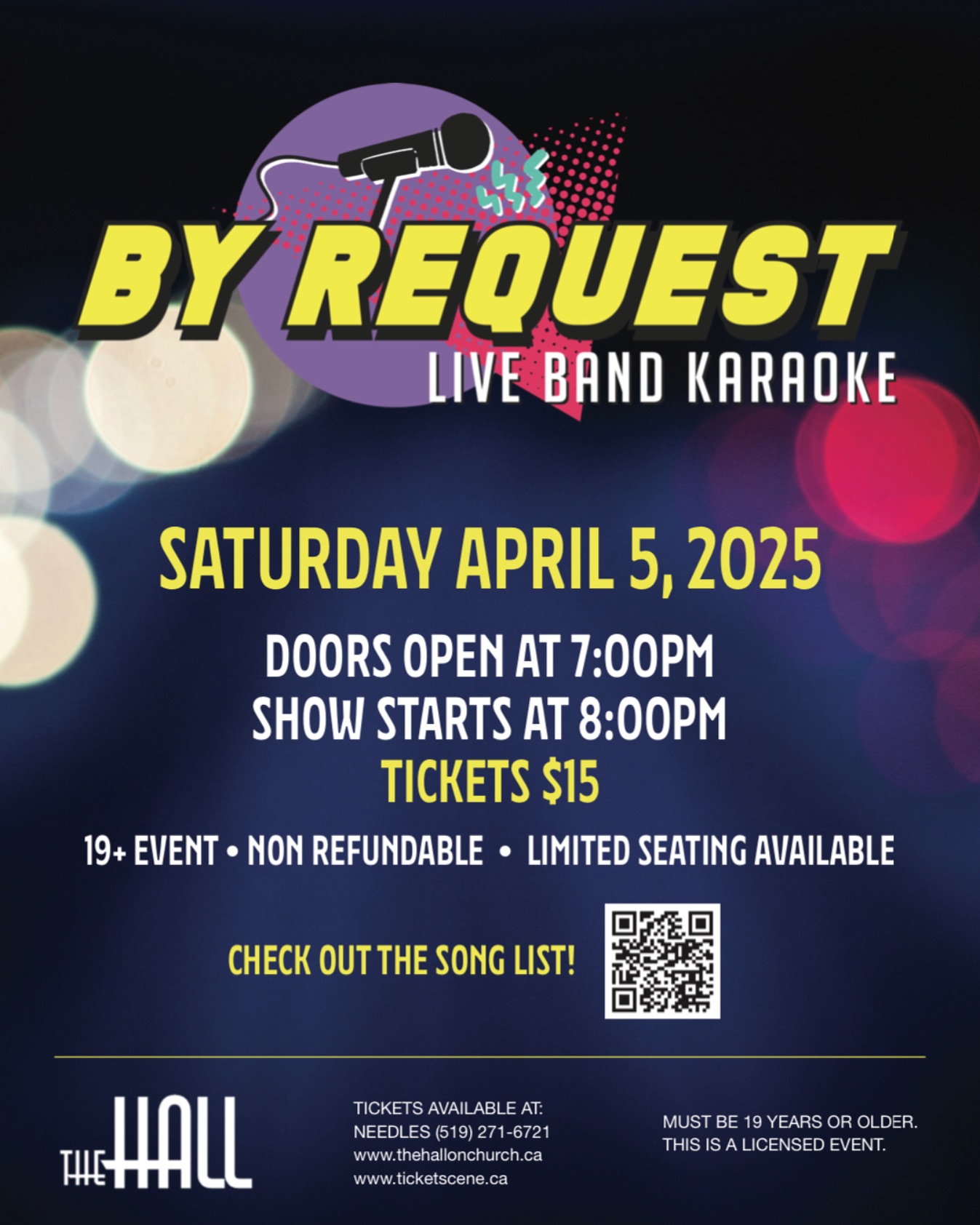 The Hall - CALLING ALL KARAOKE LOVERS Join us on April 5th at The Hall ...