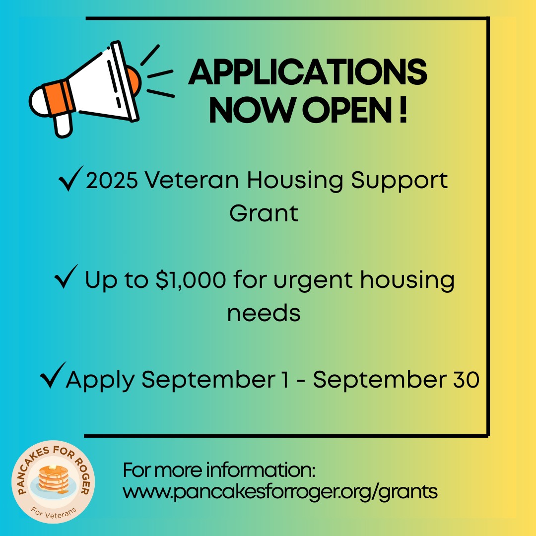 Pancakes - Applications are now OPEN! Pancakes for Roger, Inc. is ...
