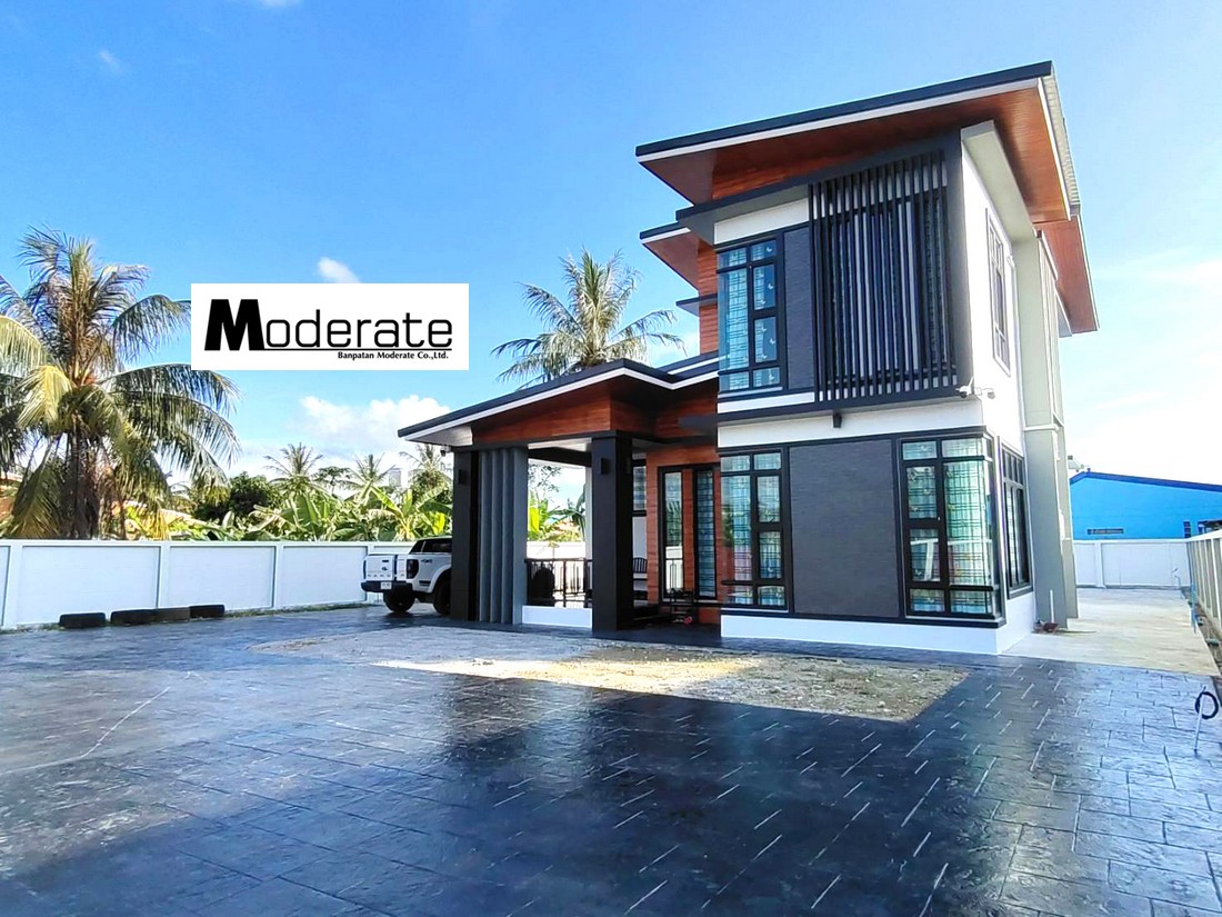 แบบบ้านโมเดิร์น... - แบบบ้านโมเดิร์น Modern-บ้านป่าตาลโมเดอเรท