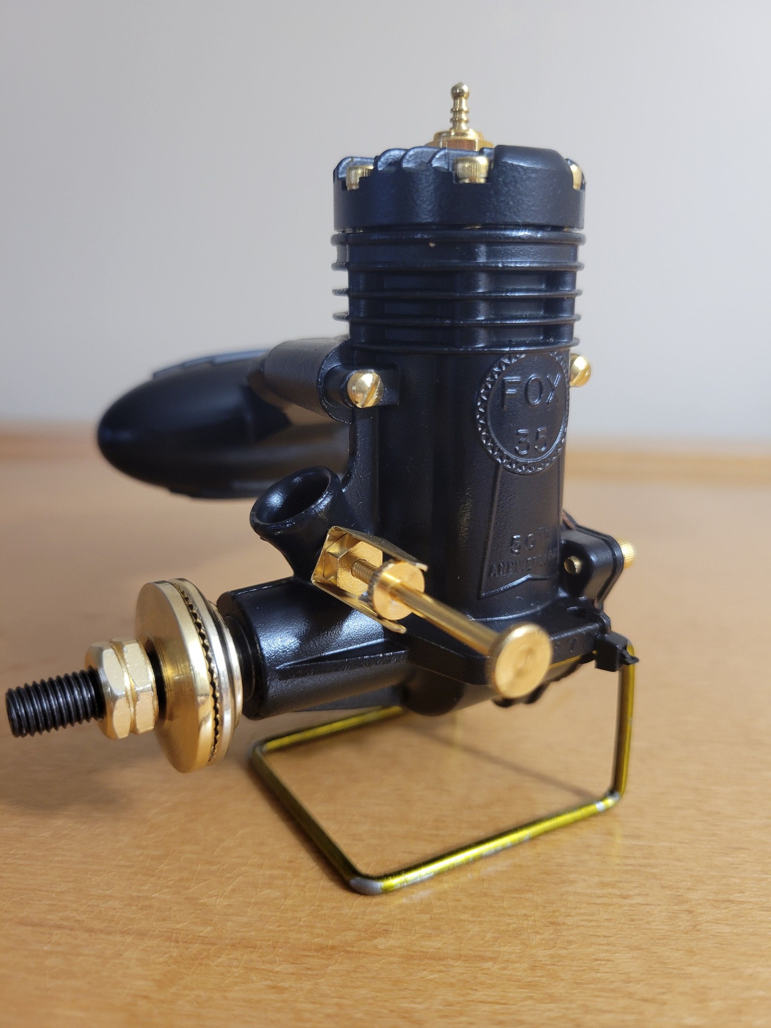 Black Night Fox 35 stunt 50th anniversary model engine