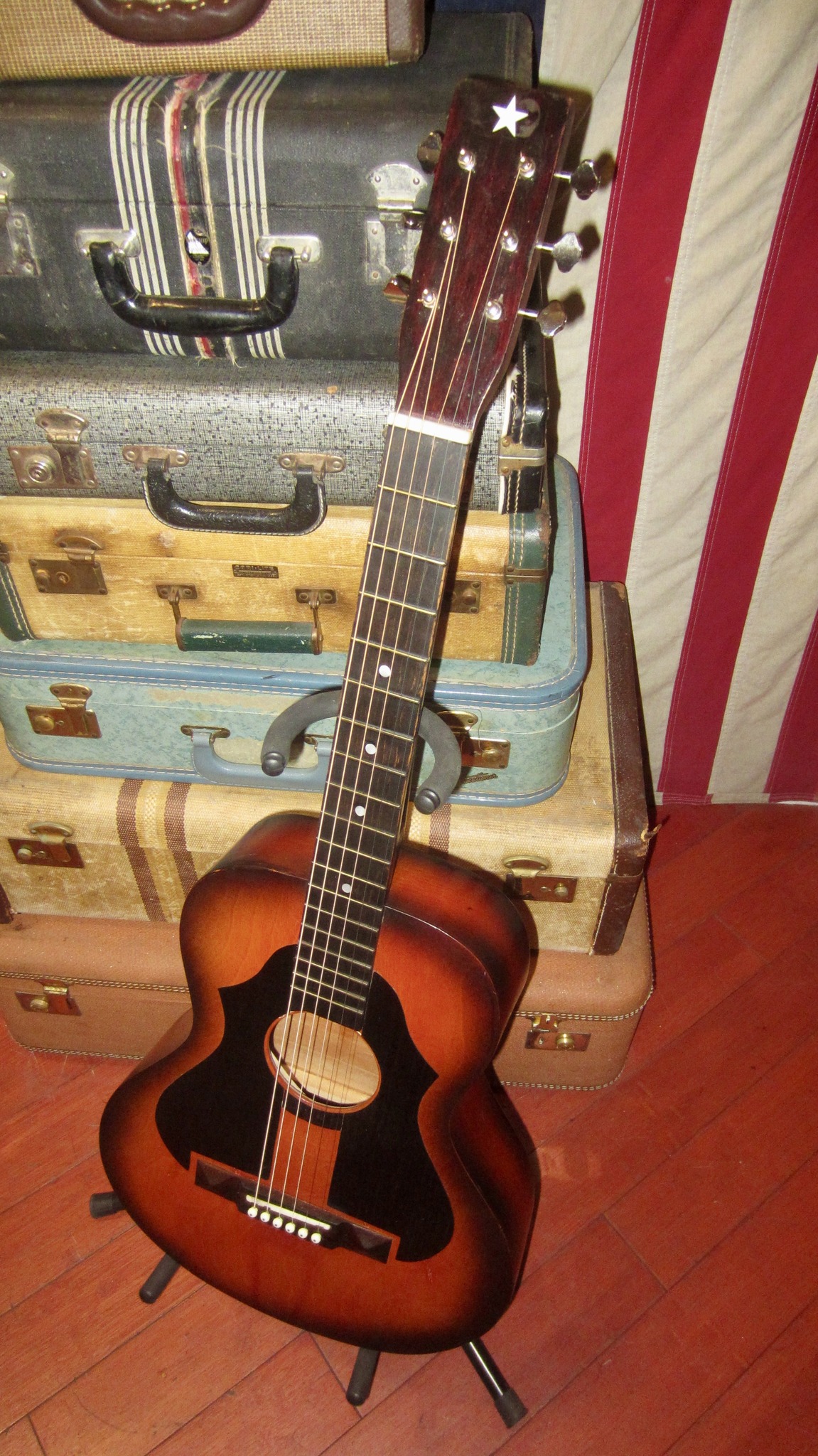 Restoring a 1930s Regal diamond head acoustic guitar
