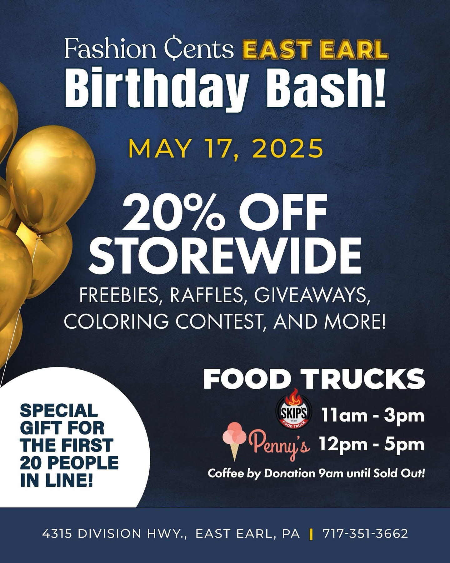 Fashion - 7 DAYS to go until our BIRTHDAY BASH! • Enjoy 20% OFF THE ...