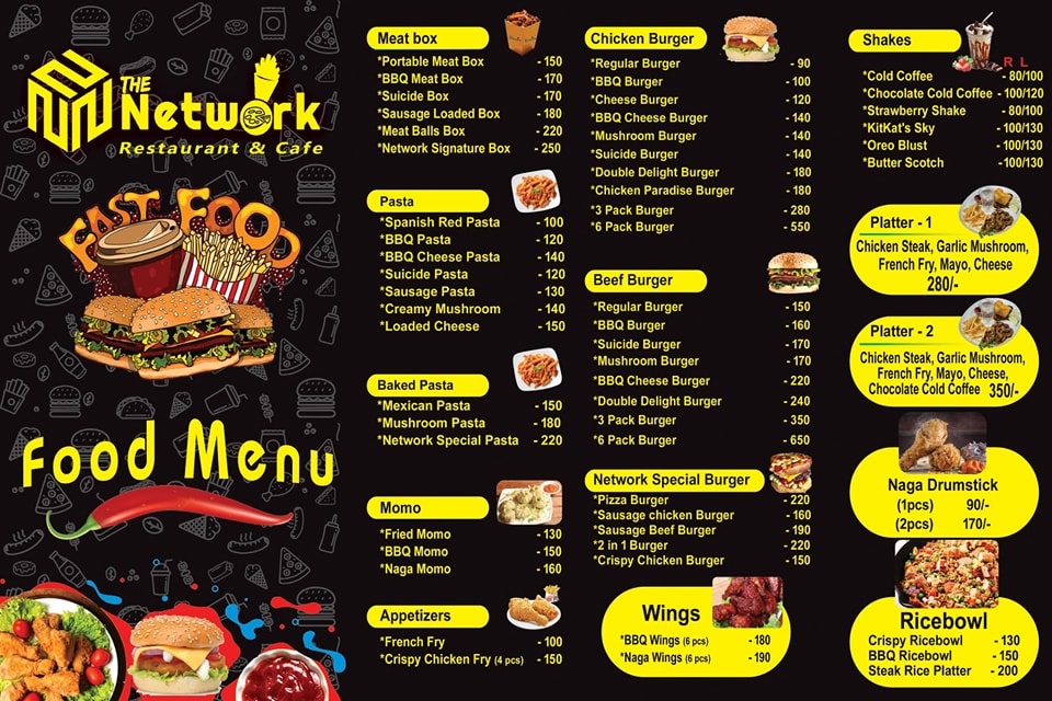 The Network - Our New Menu 😍😍😍🎇 #foodloversnarayanganj... | Facebook