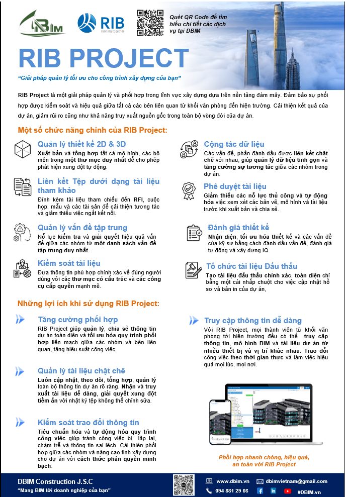 DBIM - RIB Project - Giải pháp quản lý CDE tối ưu cho dự... | Facebook