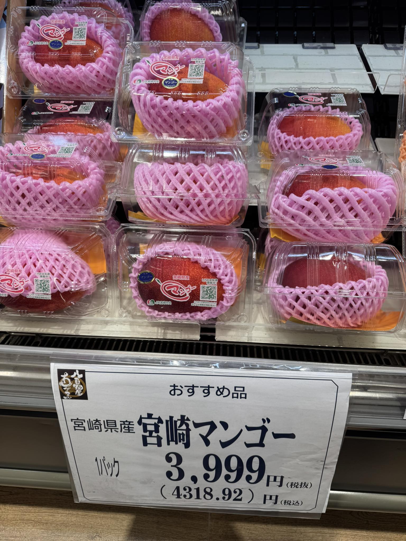 Miyazaki Prefecture mangoes are sweet and expensive. 😱 #mango