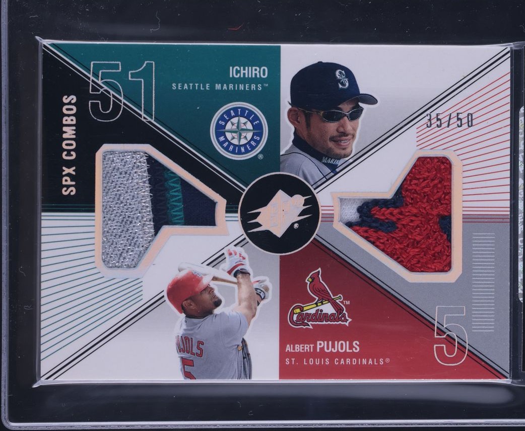 Rare 2001 Topps Ichiro and Albert Pujols rookies card found in