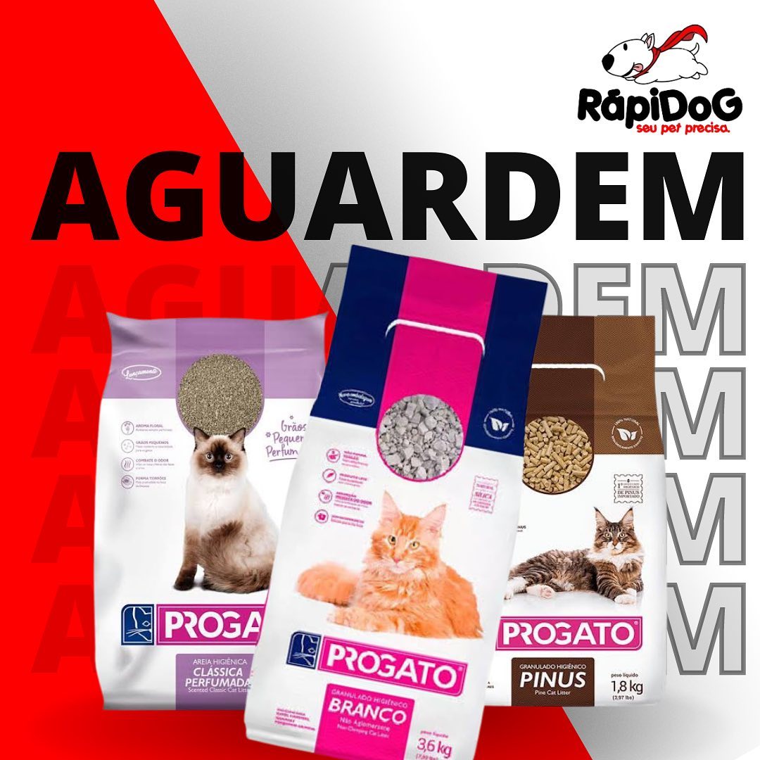 Rapidog - Aguardem o melhor granulado higiênico para gatos...