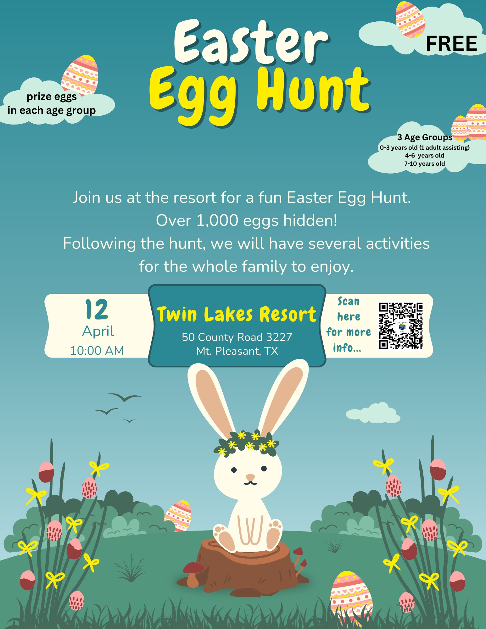 Twin Lakes Easter Egg Hunt