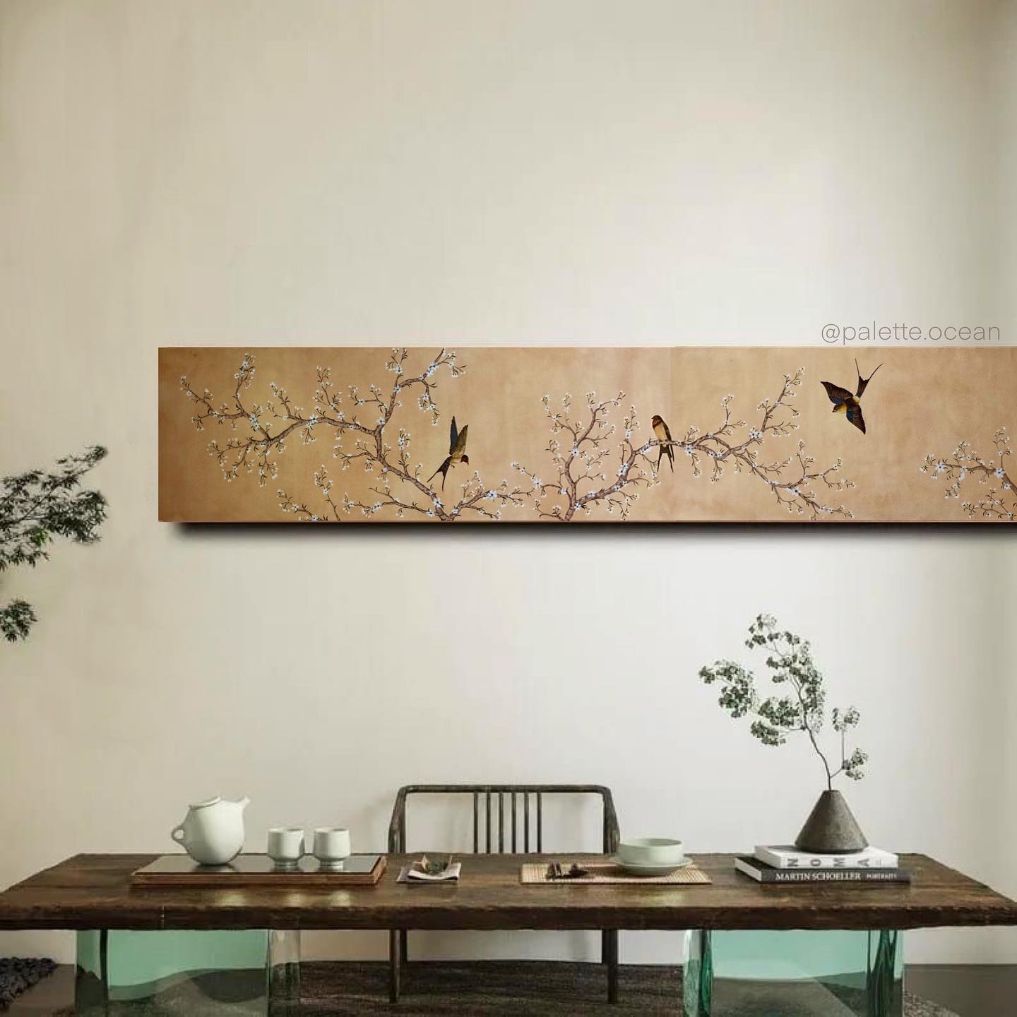 Palette - “ Elevating dining with feathered elegance “ . commissioned ...