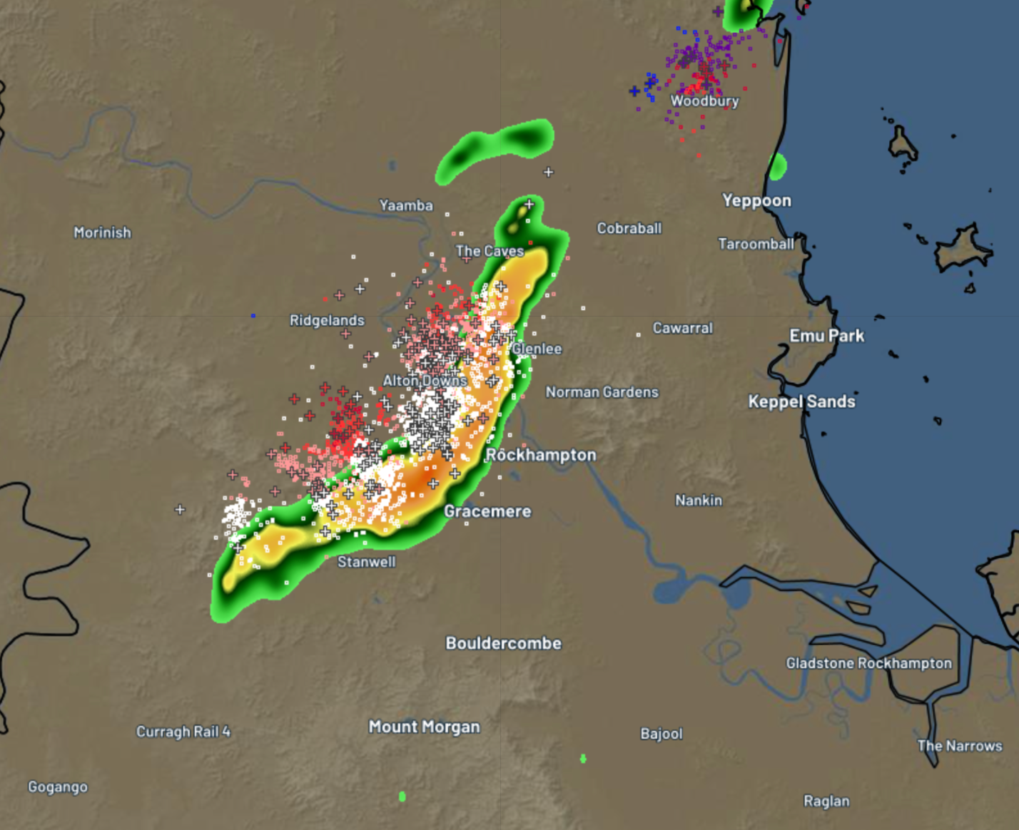 Higgins Storm Chasing - 1:55PM CAPRICORNIA STORM ALERT: A line of ...