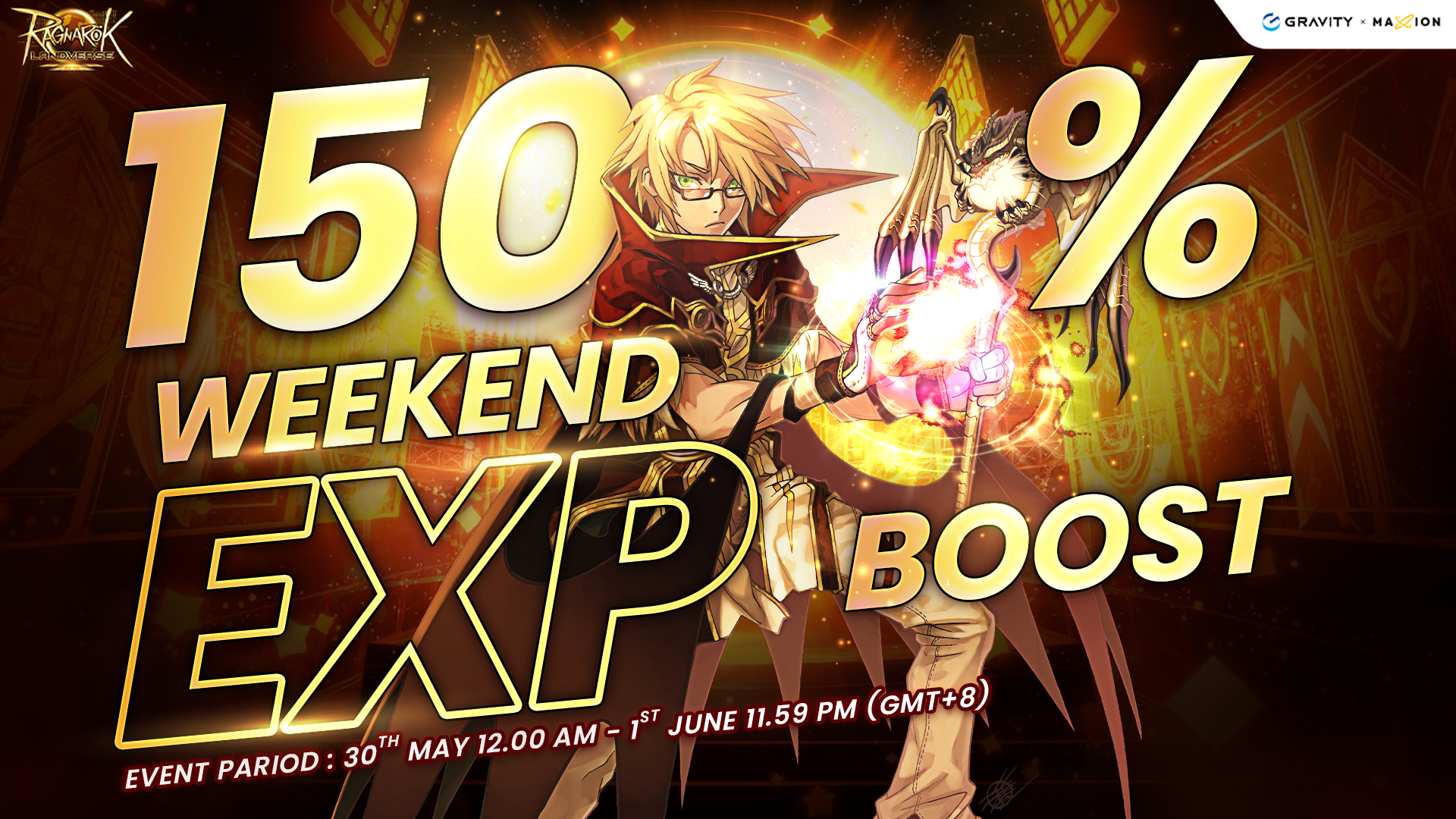 Ragnarok - The Last Weekend EXP Boost is on its way! 🎉 Enjoy an EXP ...