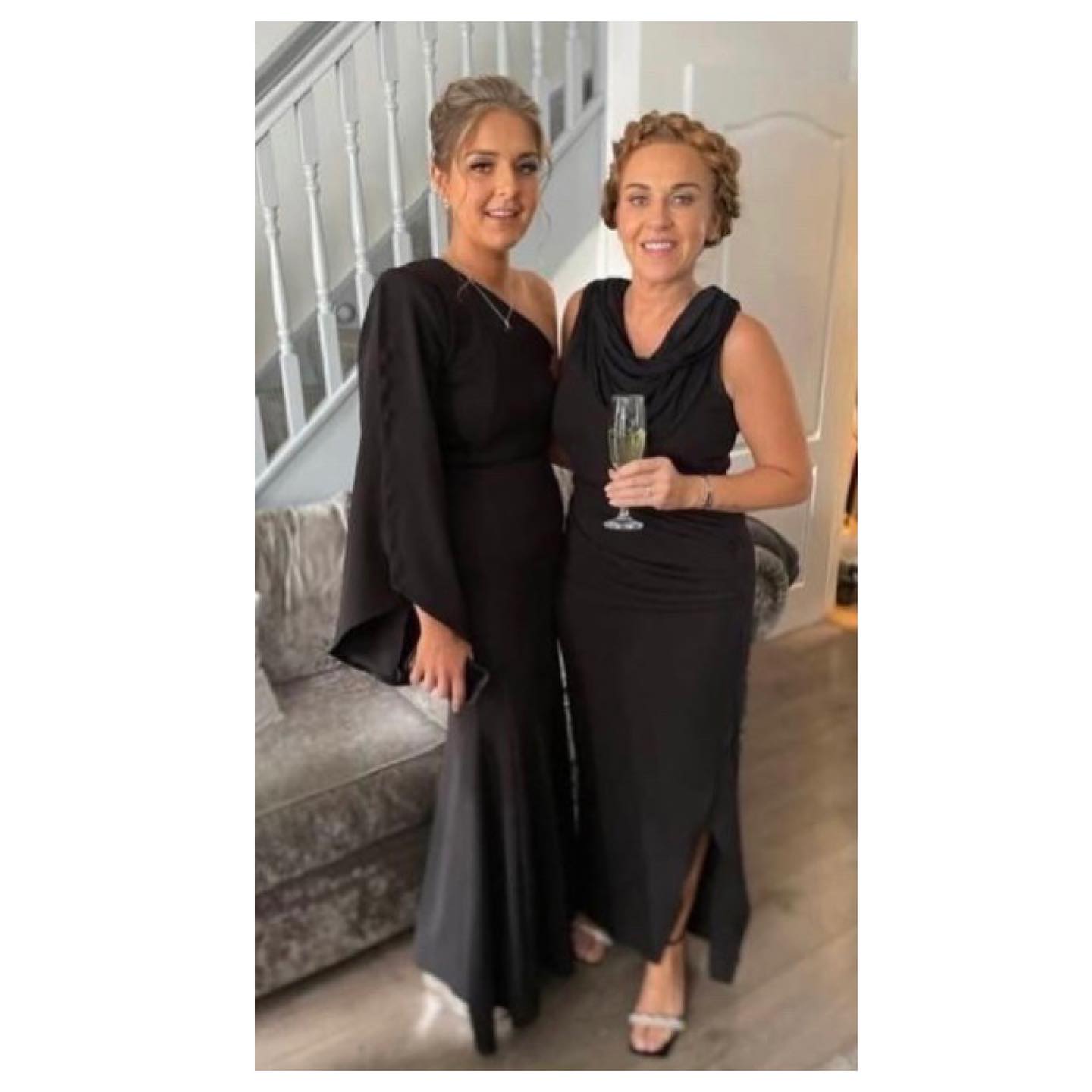 bridesmaid dresses black owned Continuing on from my love of bridesmaids 🖤 Laura gave free reign for each maid to choose a style of their own with the consistent colour scheme of black linking Size XS - Women's VAID_12365625 Size:Pre-order XS Demure and romantic