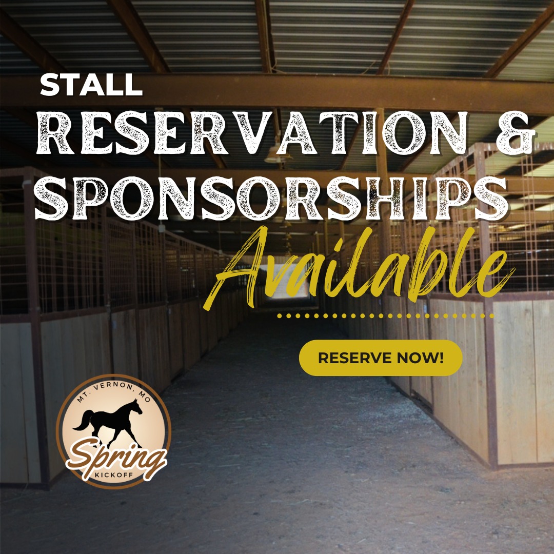 Regional Fox Trotting Horse Foundation - 🌟 2025 Spring Kickoff – Stall ...