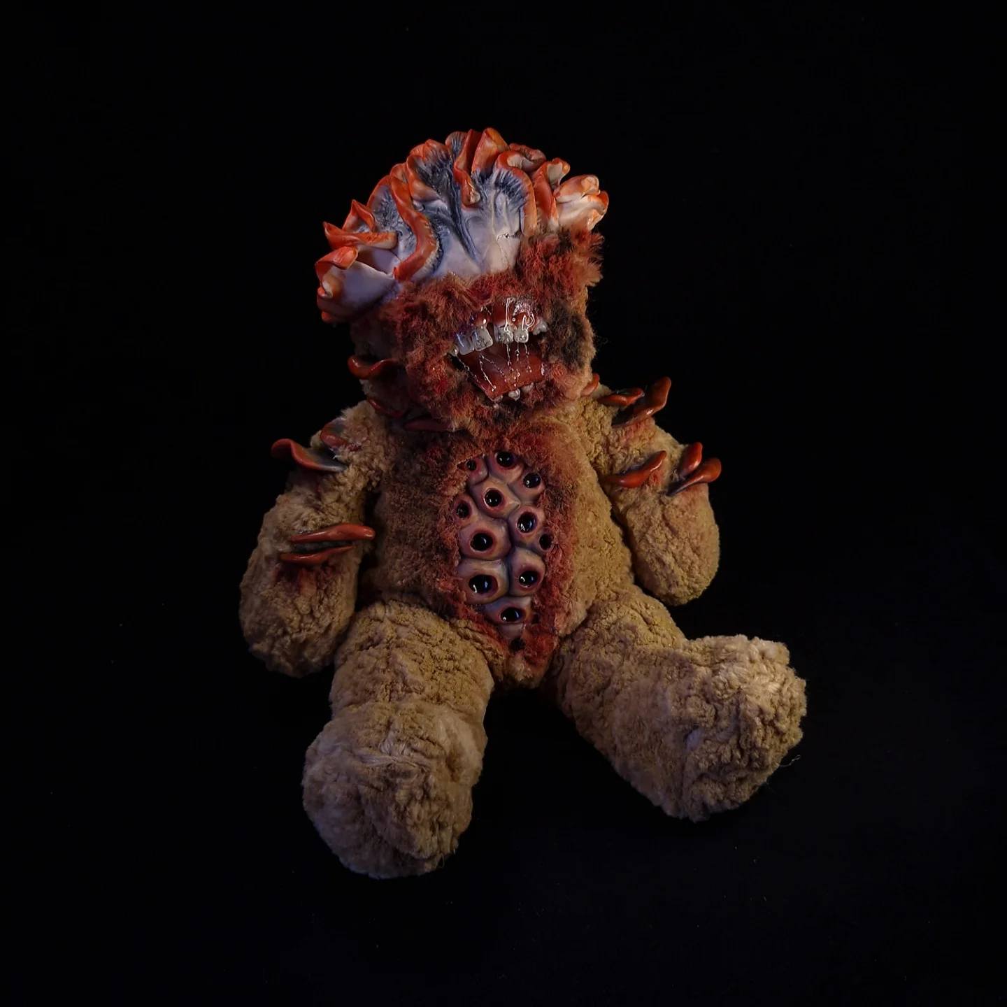 Horror plushie artist creates Clicker teddy bear