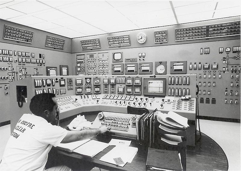 The control room at Neasden power station - 1968