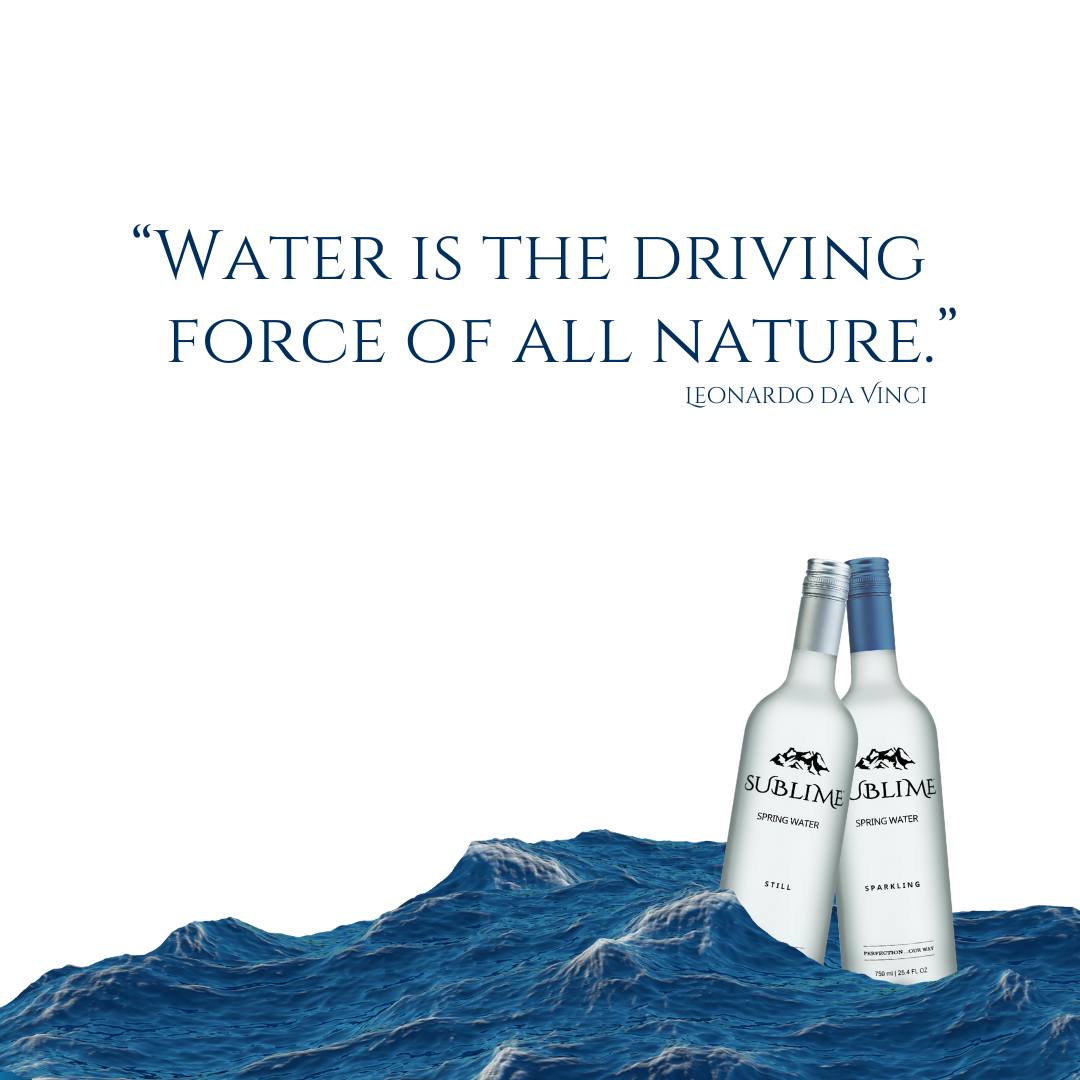 “Water is the driving force... - Sublime Natural Spring Water | Facebook