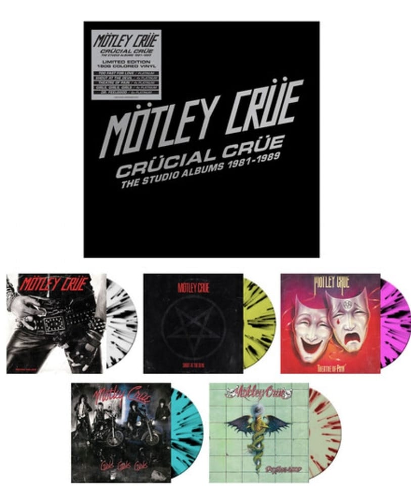 🔥 Crücial Crüe 1981 - 1989 🔥 LIMITED EDITION PICTURE DISC BOXSET
