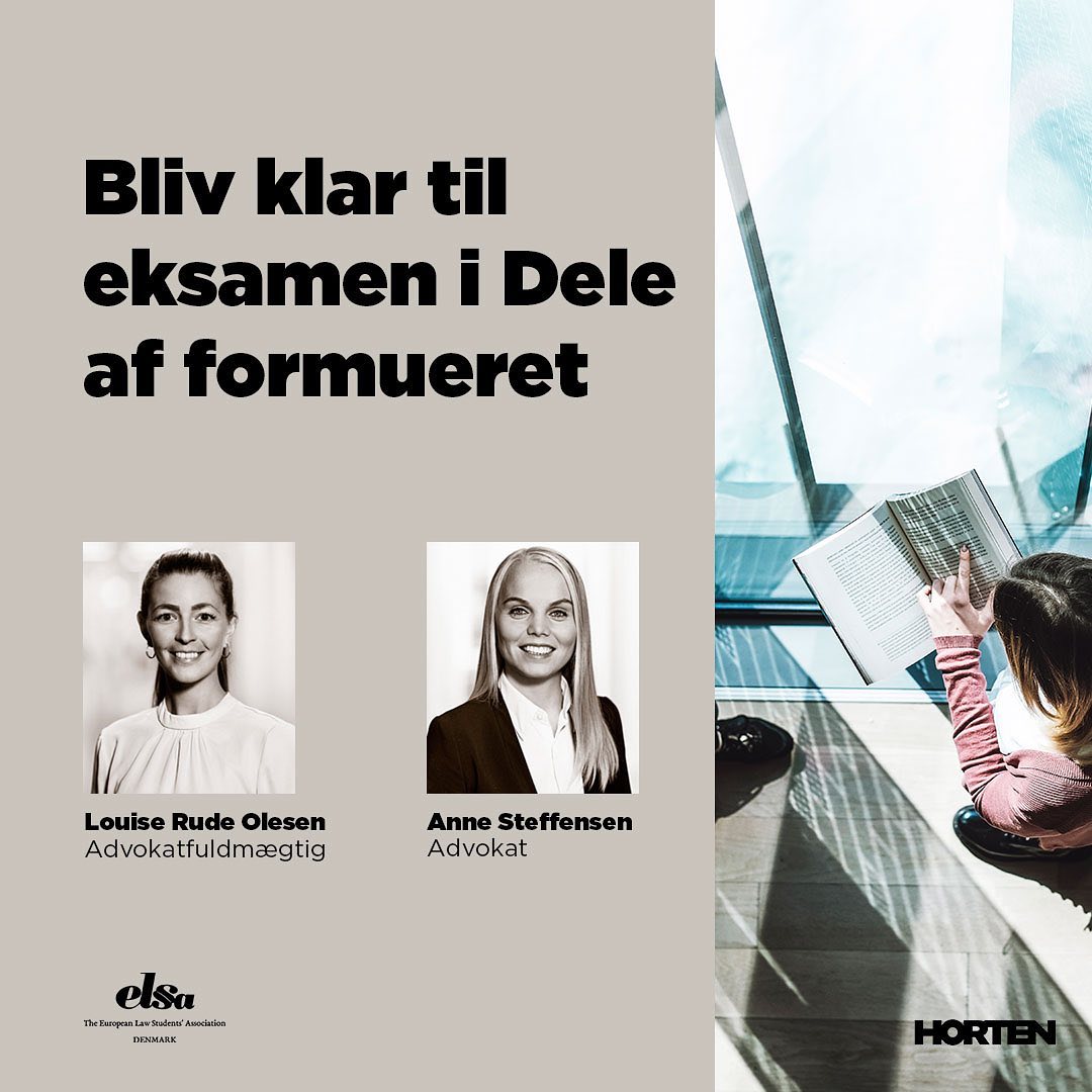 ELSA - Det er blevet eksamenstid og derfor glæder det os at vi igen i ...