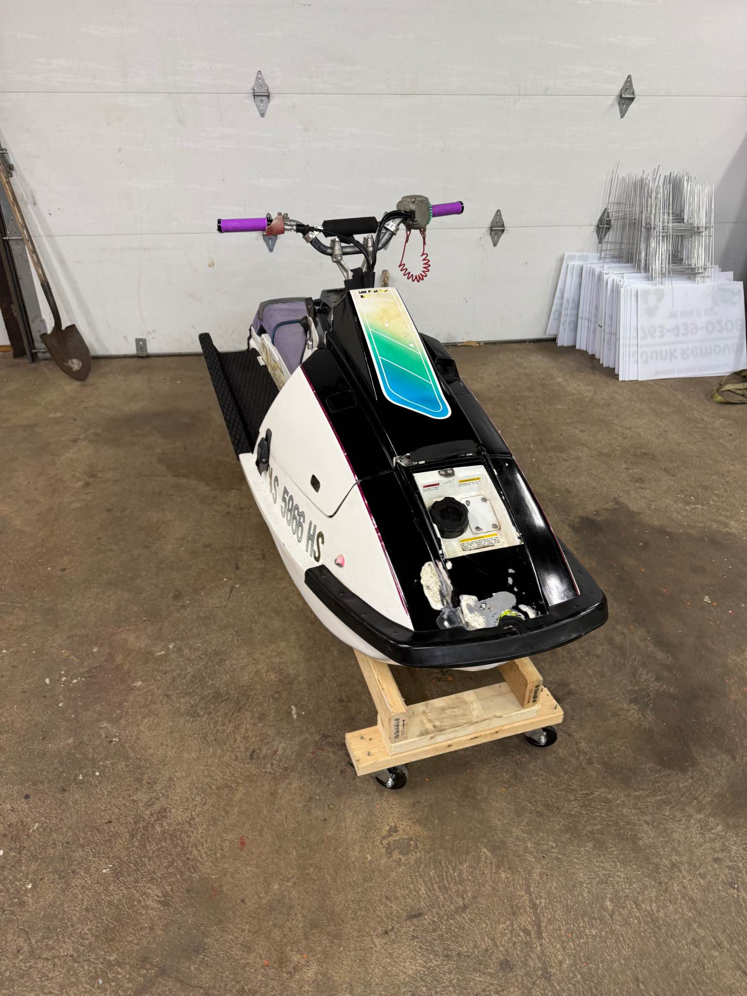 1993 Kawasaki X2 With a 750 dual carb motor. Ski runs and drives