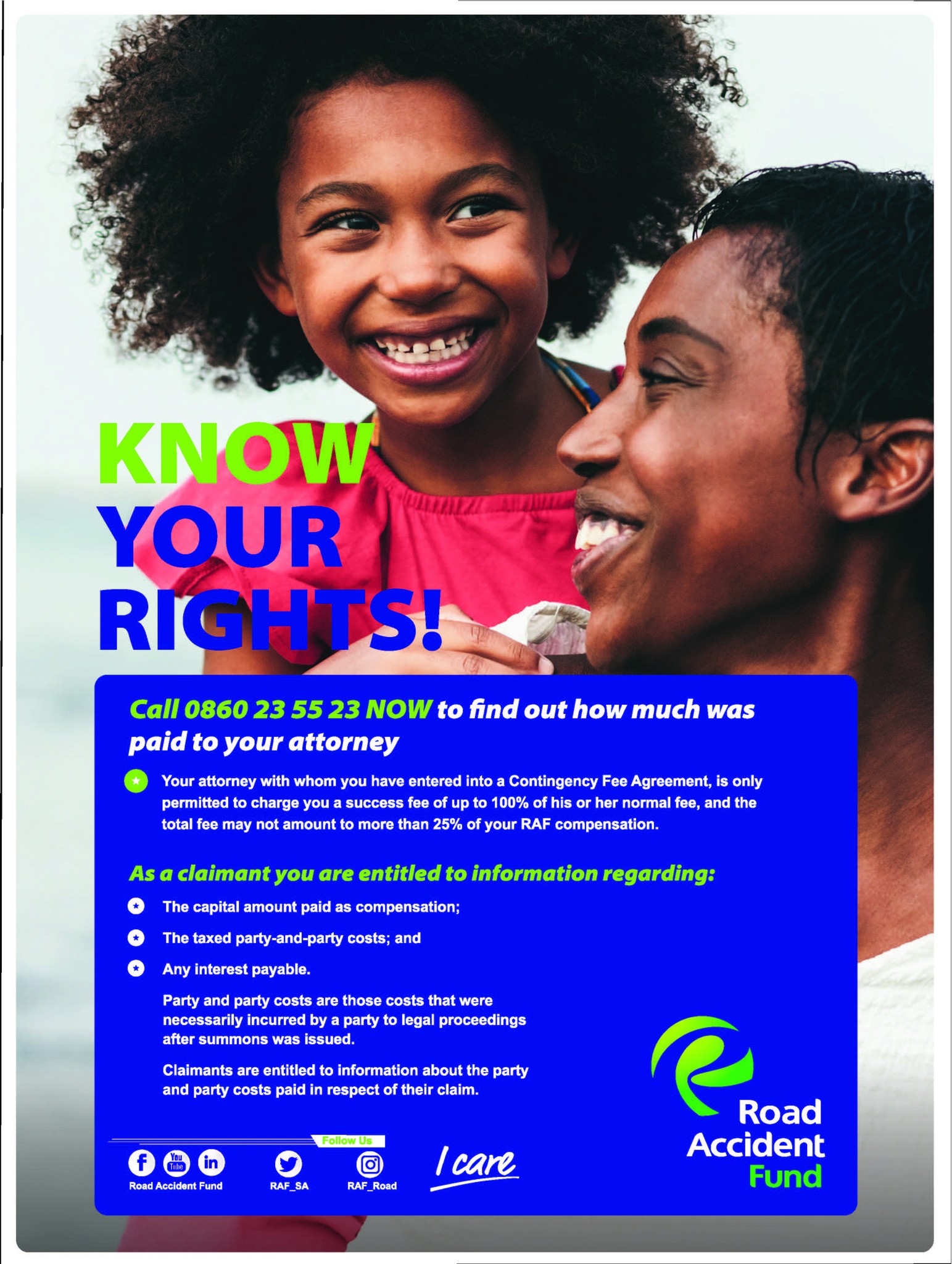Road - The RAF cares about claimants knowing and understanding what ...