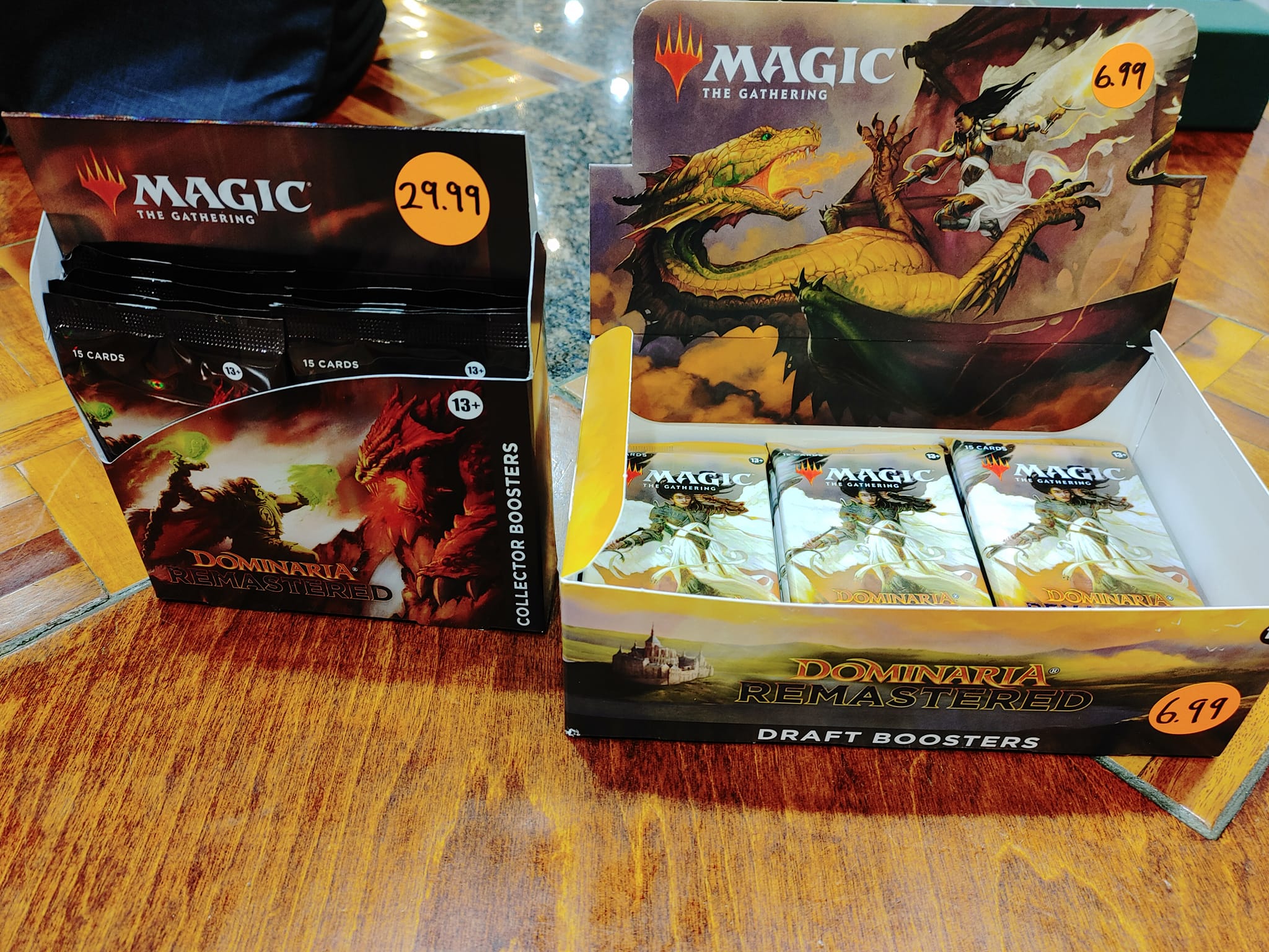 magic: the gathering dominaria remastered collector booster box Each Collector Booster contains 15 Magic Opening My Last Dominaria Remastered