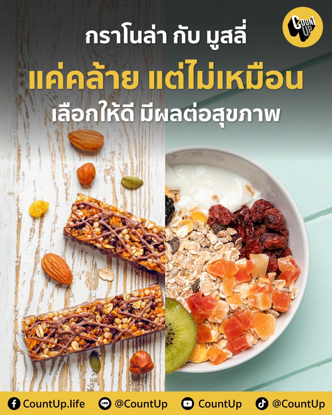 🤔ทำความรู้จักอาหารสุขภาพ... - CountUp - เค้าท์อัพ