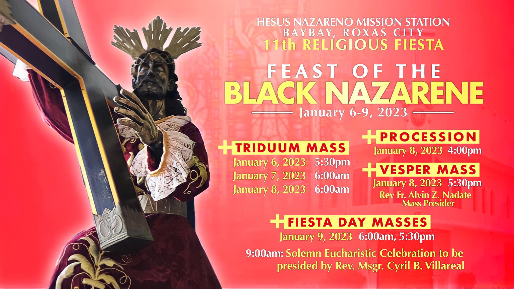 Hesus Nazareno Mission Station - Baybay - 11th Religious Fiesta ...