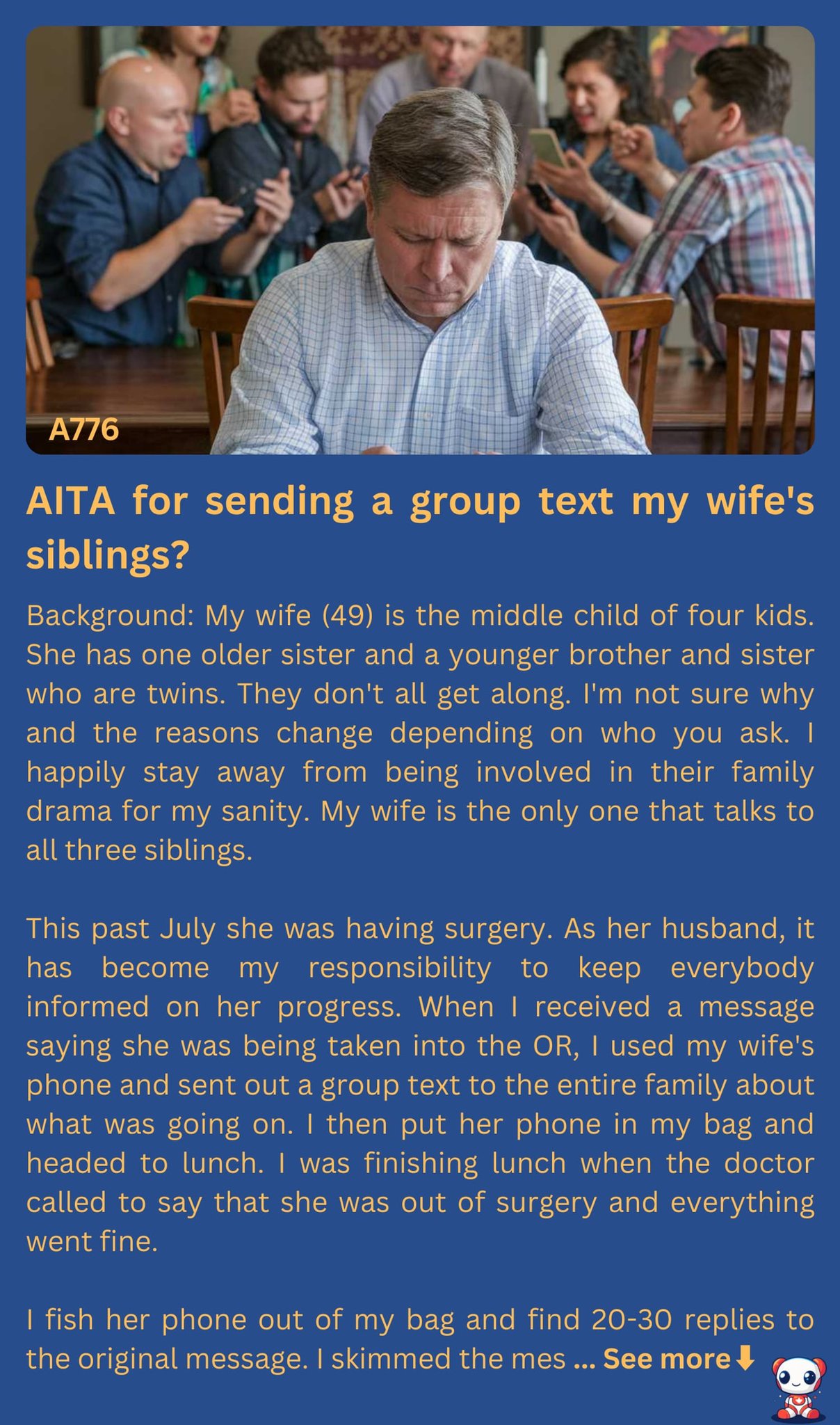 AITA - * full story👇💬 🎁 . #aita #lifeadvice #trueconfessions #storytime ...