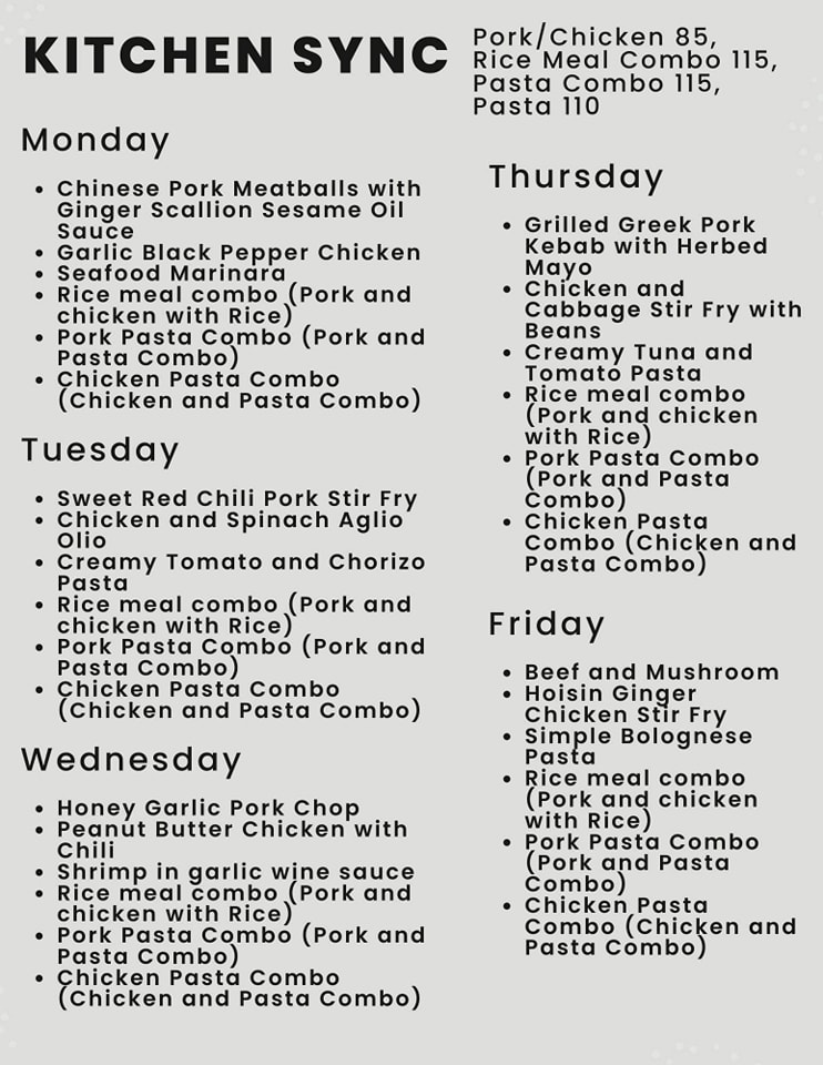 Kitchen Sync - New menu Nov 14 to 18 FREE Delivery Uptown... | Facebook