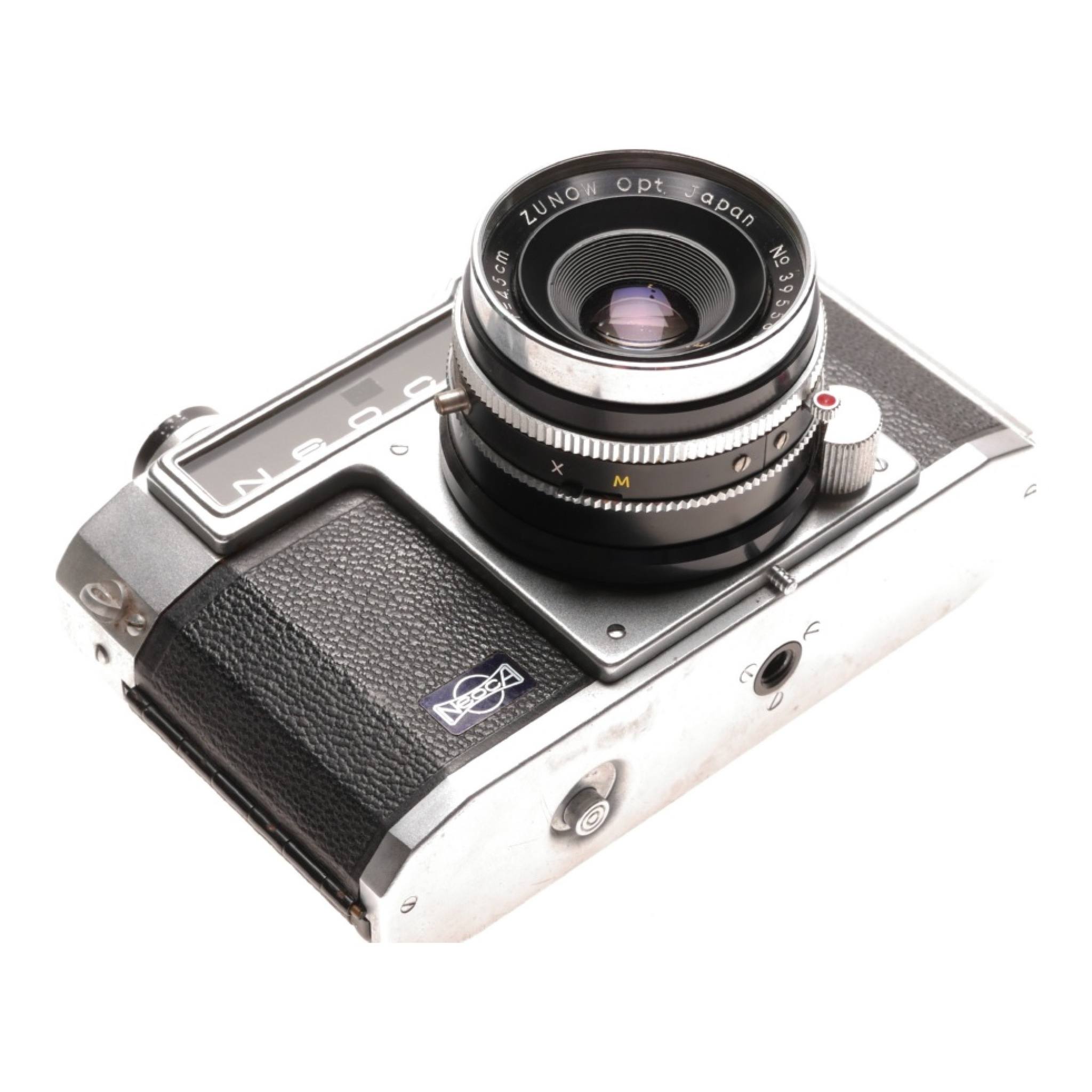 This is a Neoca SV Super 35mm, and the obligatory red button on