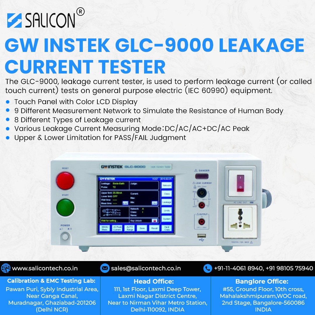 Salicon - Ensure accuracy and safety in testing with the GW Instek GLC ...