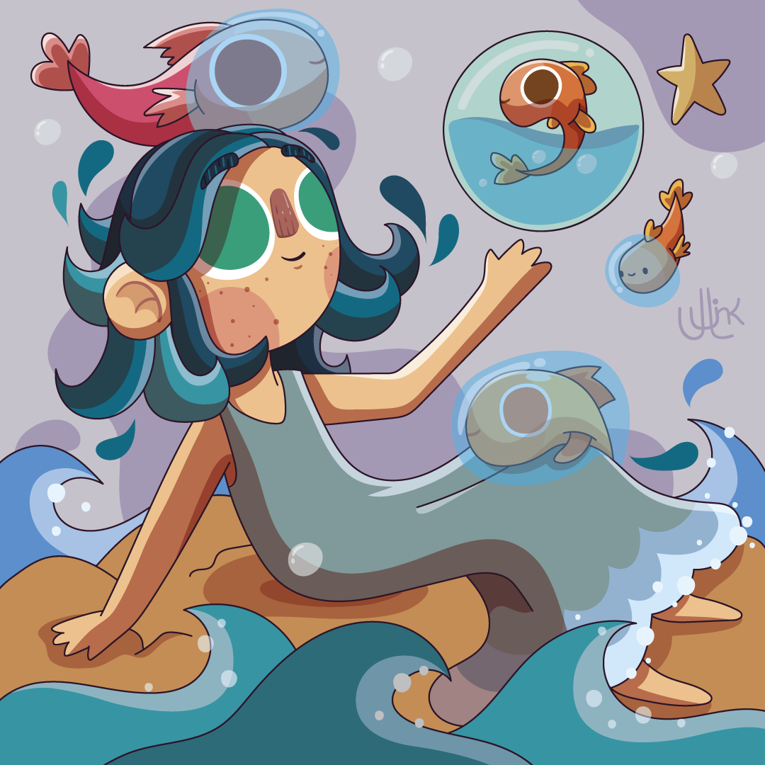 Julink - Después de dibujar La Dama del Cielo, recordé una...