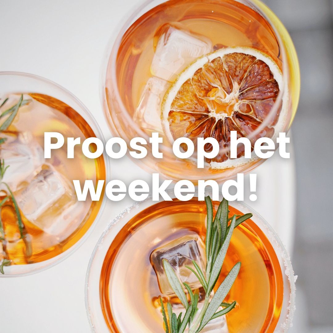 Winkel - 𝗣𝗿𝗼𝗼𝘀𝘁 𝗼𝗽 𝗵𝗲𝘁 𝘄𝗲𝗲𝗸𝗲𝗻𝗱! 🥂 Het is weer vrijdag en dat betekent ...