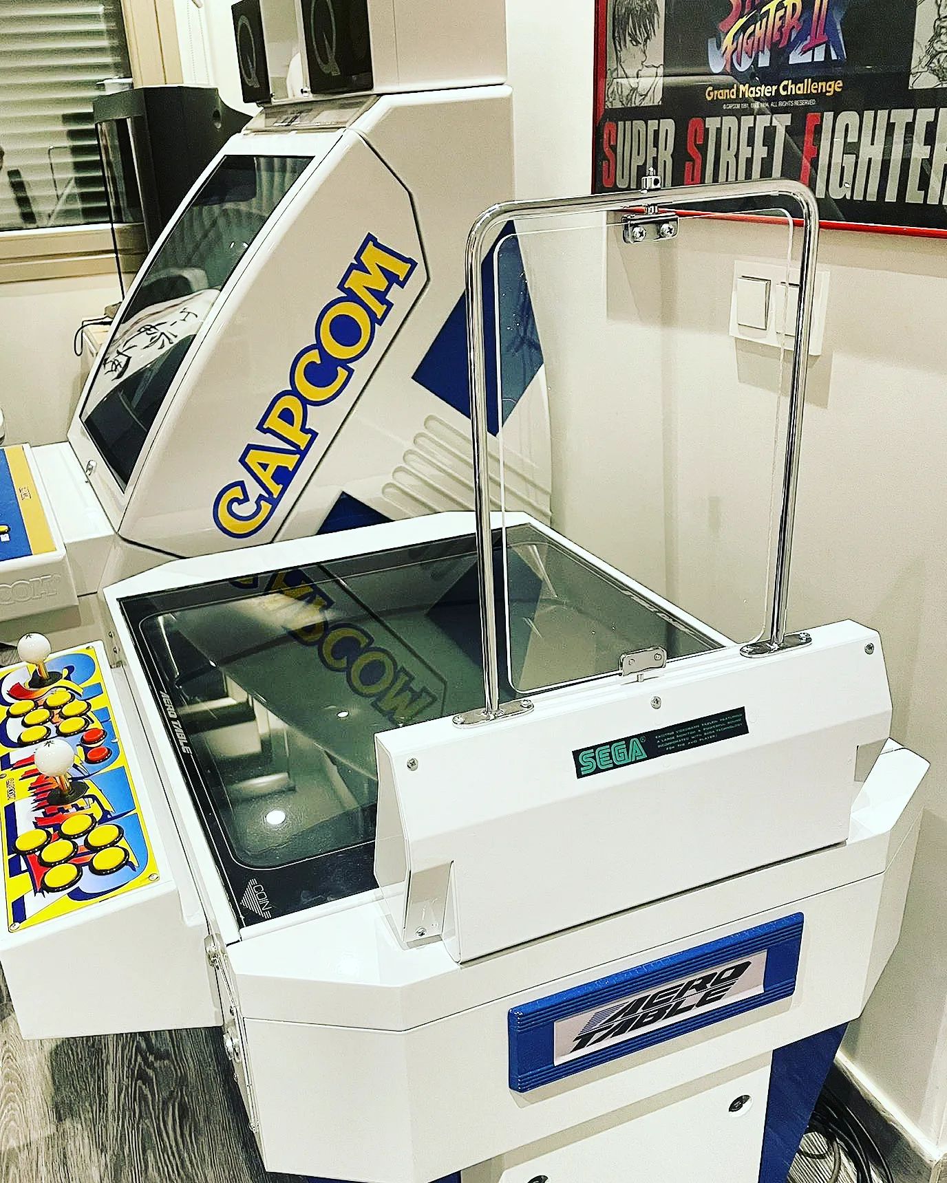 Arcadecandyco. - Beautiful Capcom Q25 & Sega Aero Table... | Facebook